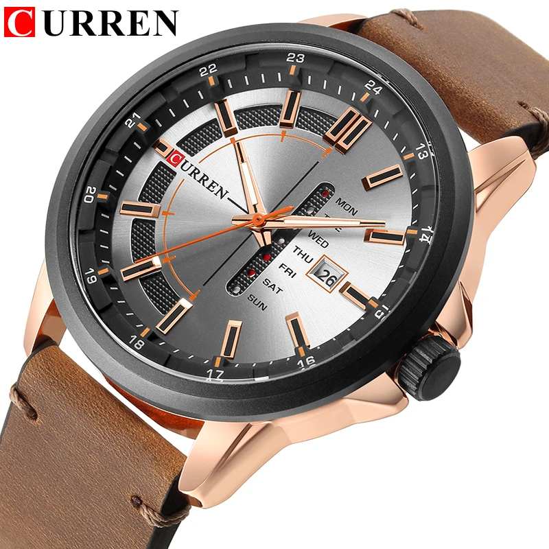 

CURREN 8307 relogio masculino CURREN Watch Men Military Quartz Watch Mens Watches Top Brand Luxury Leather Sports Wristwatch