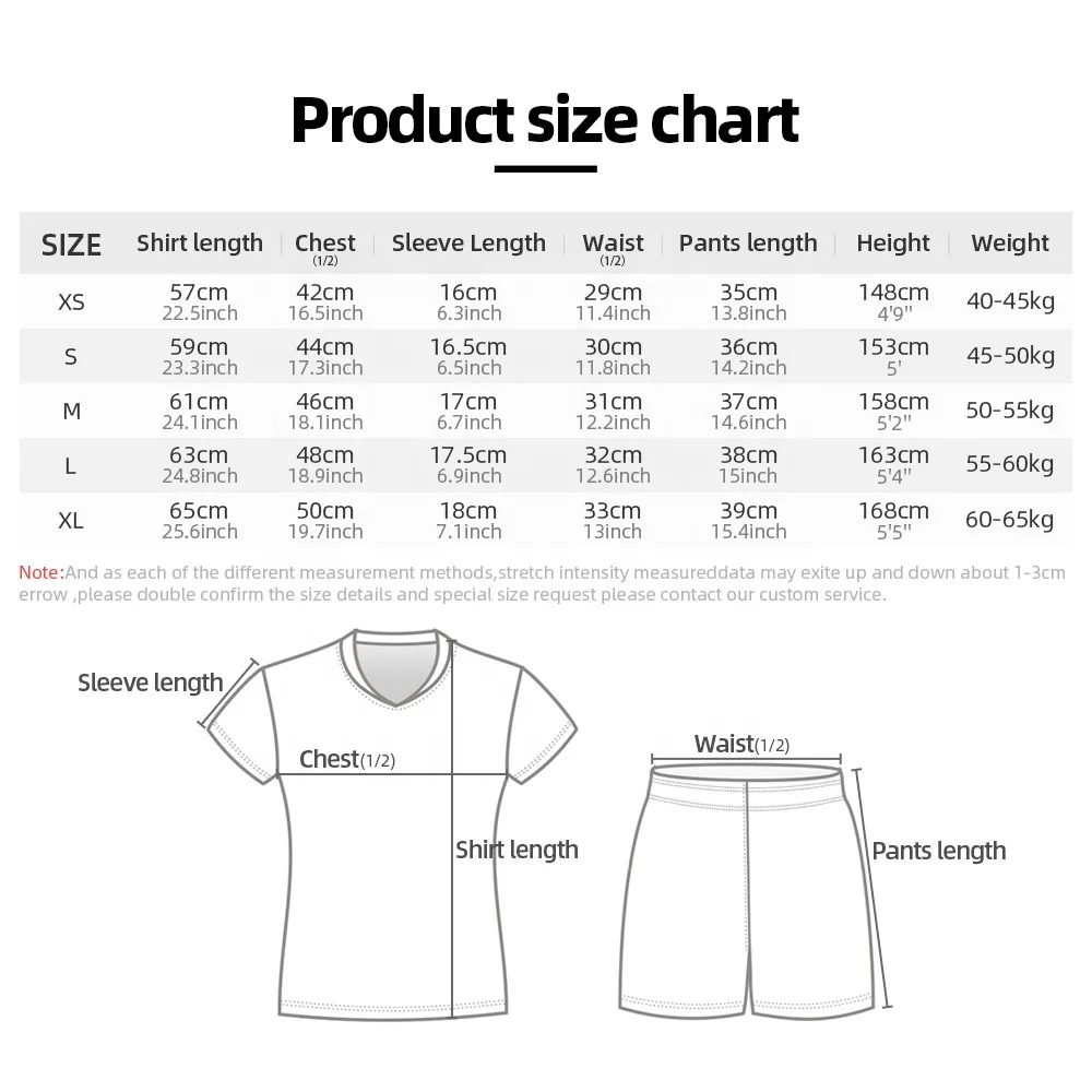 Uniform size. Uniform size