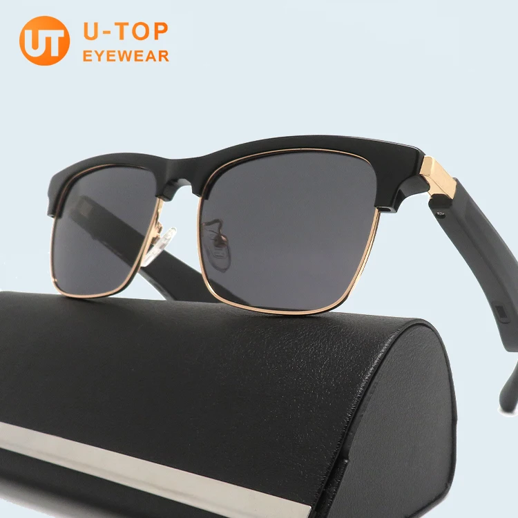 

Wholesale Audio Headphone Bluetooth Glasses Smart sunglasses earphone wireless Call music Sunglasses Smart Glasses Sunglasses