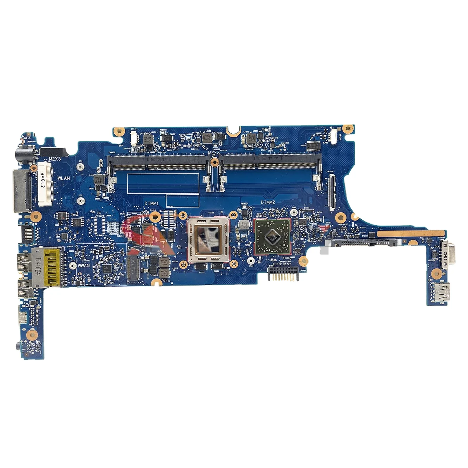 

For HP Elitebook 825 G2 725 G2 Laptop Motherboard Mainboard with A6 A8 A10 AMD CPU 6050A2631301 Motherboard