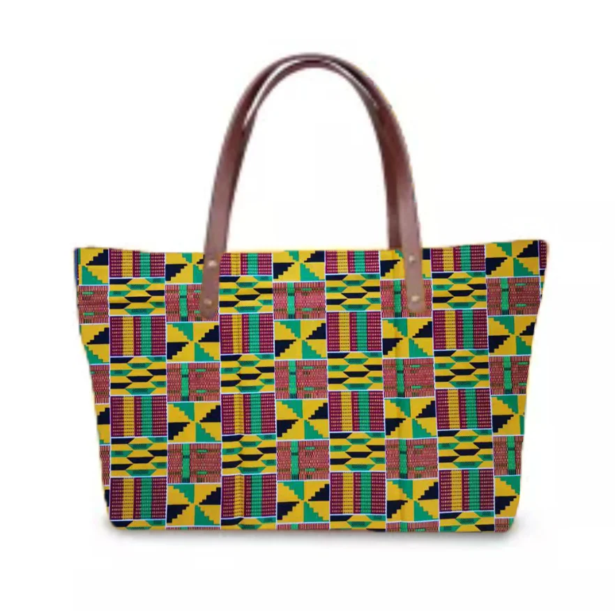 

African Wax Fabric purse Ankara Kente Women Hand Bag Wholesale 2021 Women Tote Bag Collection for U, Blue,green,brown or as customization