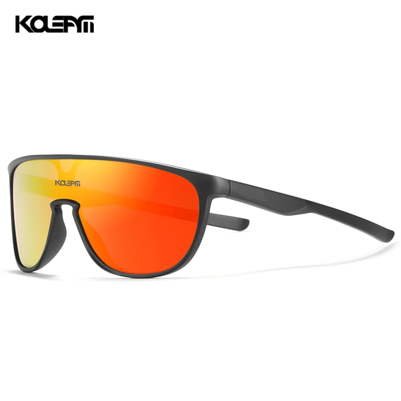 

KDEAM 2021 New Men's Sports Sunglasses TR90 Polarized Sunglasses Outdoor Windproof Glasses for Riding