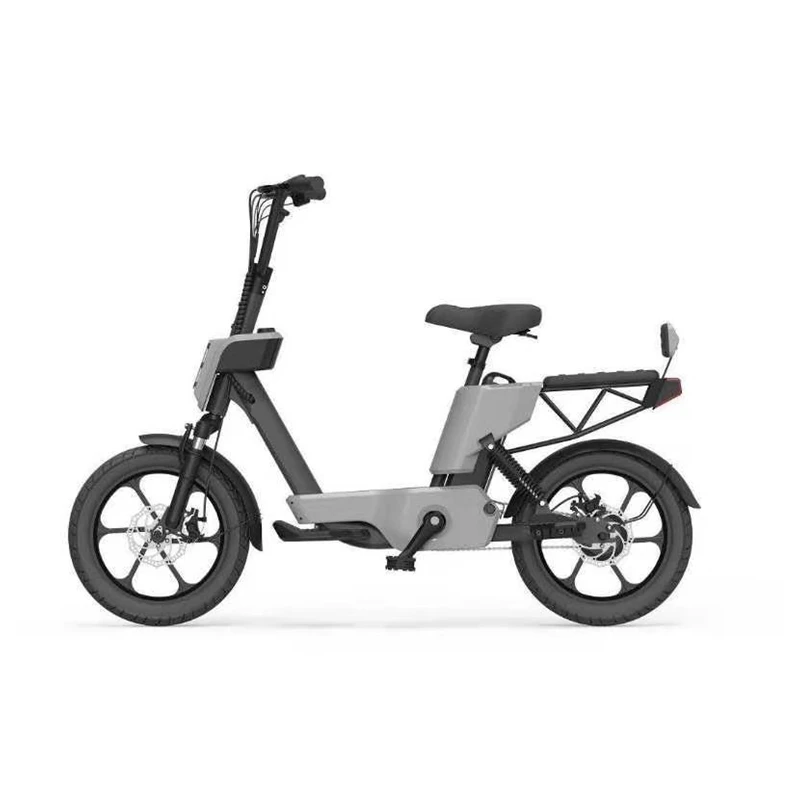 

Doorstep shipment 48V two wheel lithium battery pedal assisted electric scooter with rear seat with backrest