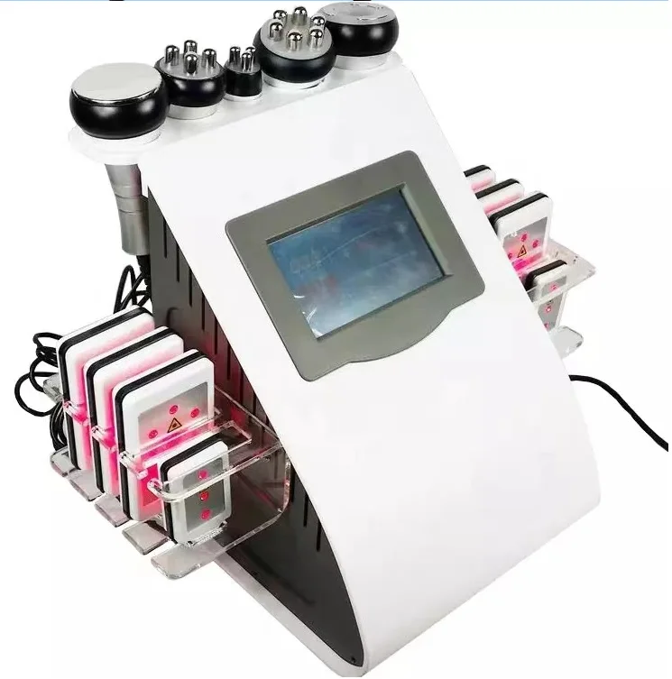 

New 6 in 1 Vacuum Cavitation RF Slimming machine ultrasound Fat Celulite Reduction Cellulite Removal