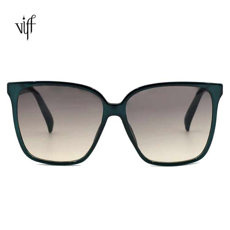

VIFF HP20033 Wholesale Women Big Green Color Frame Unisex Oversized Designer Sunglasses