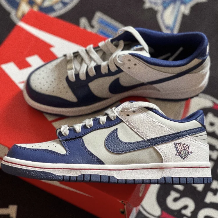 

Newest TOP Fashion Brand Nike shoes Men's Women's Dunk Low cut "Brooklyn Nets" casual Sports shoes skateboard Nike sneakers