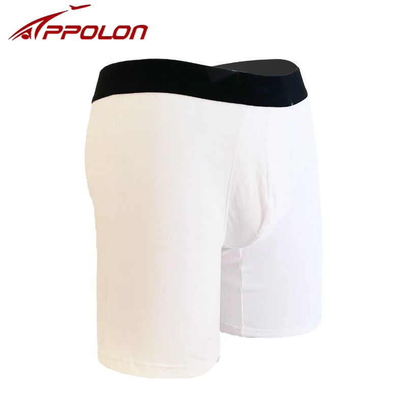 

High Quality Custom men's Underwear New Solid Color 100% Cotton men Plus Size boxer panties