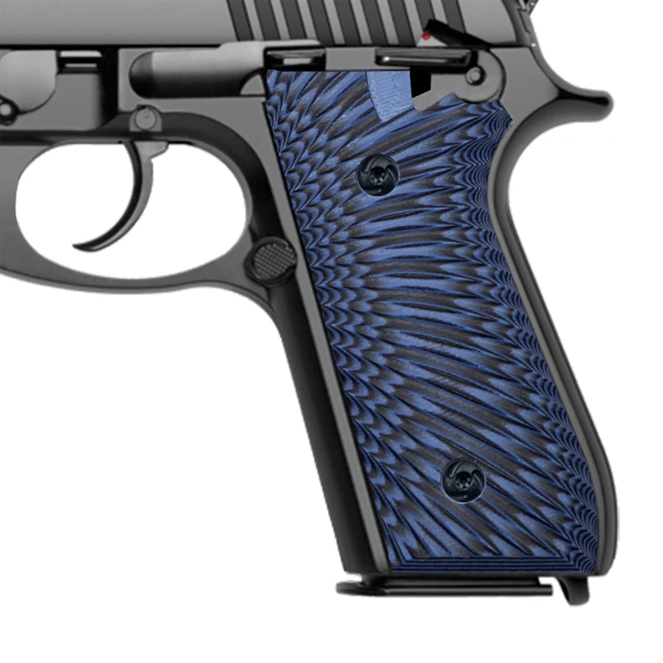 

Custom Brand G10 Grips For Taurus PT92 accessories, Starburst Texture For PT-99/PT-92/PT-100/PT-101