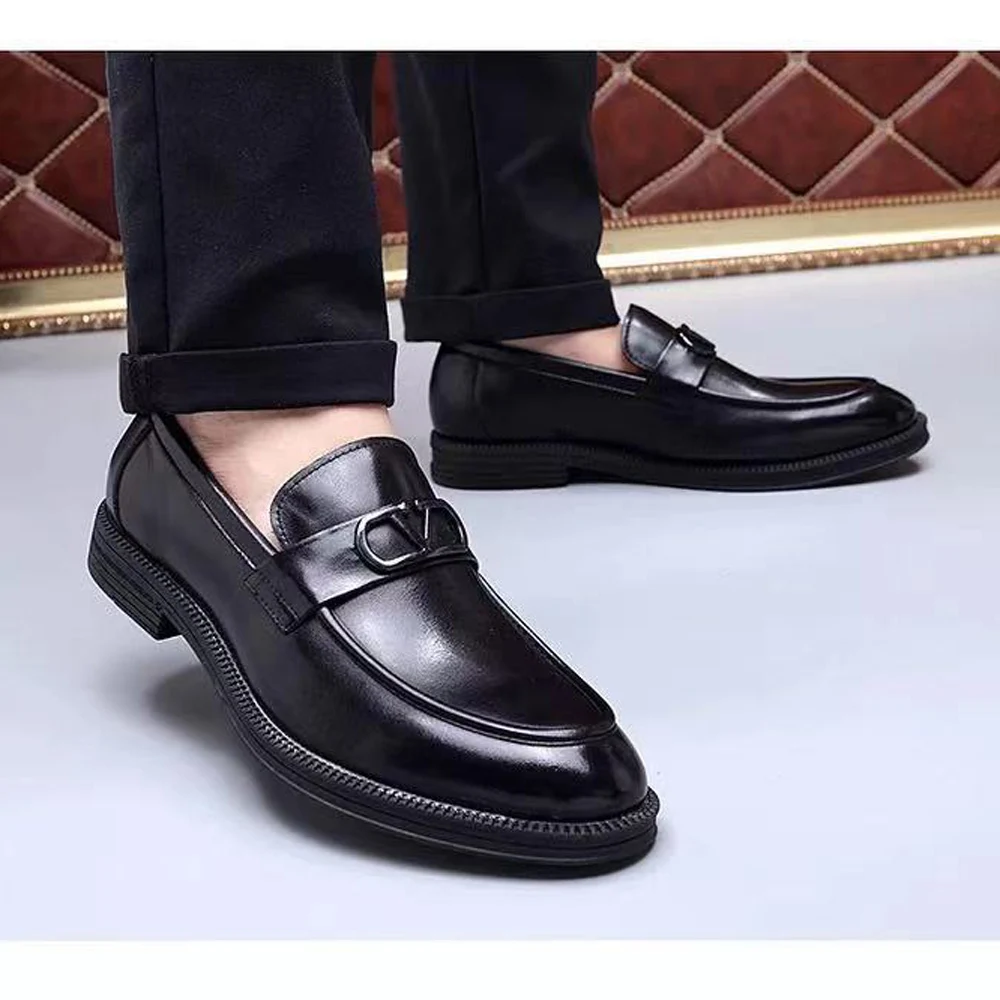 

2022 new leather shoes high quality men's fashion shoes business dress men's walking style shoes Lederschuhe