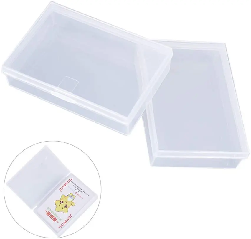 Card Box Customized Hard Gambling Poker Cards Plastic Box Packaging