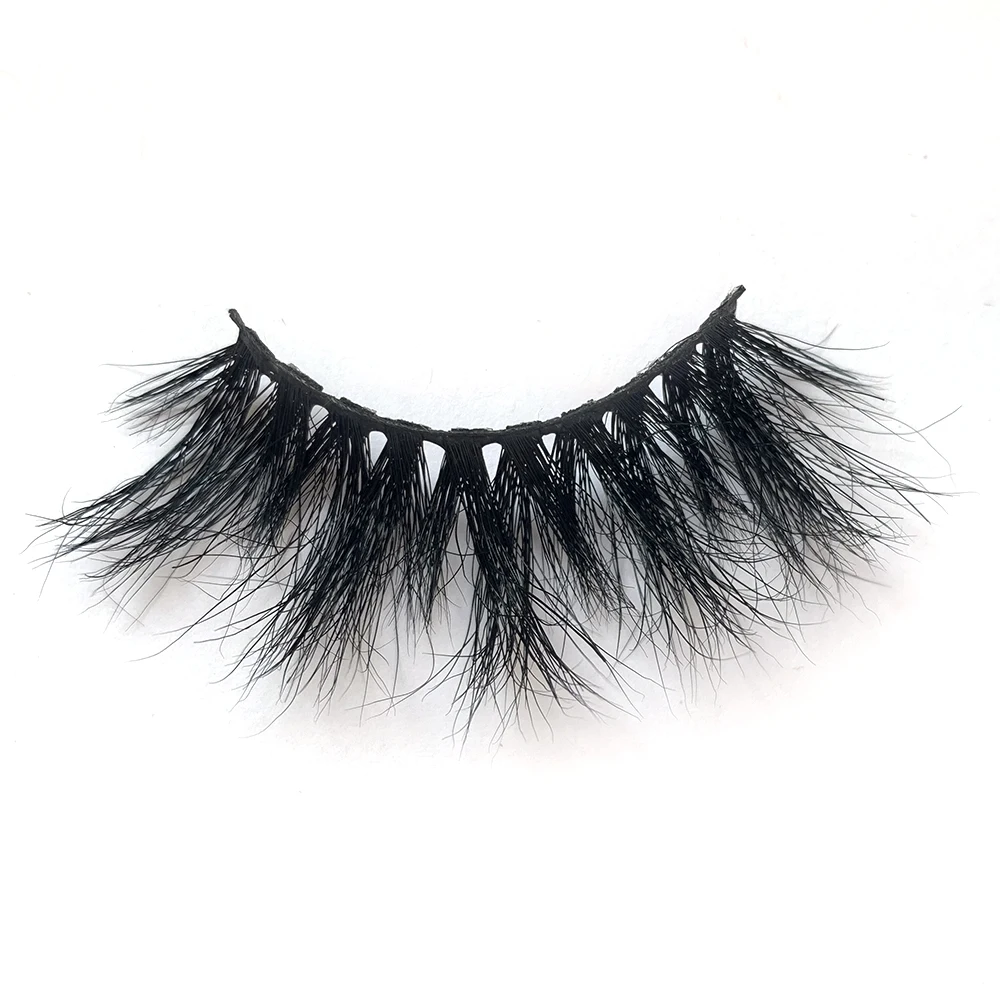 

Private Label Classic Lashes 25Mm Fluffy Mink Natural Synthetic Eyelashes Vendor, Custom Logo Wholesale 25Mm Mink Eyelash, Black