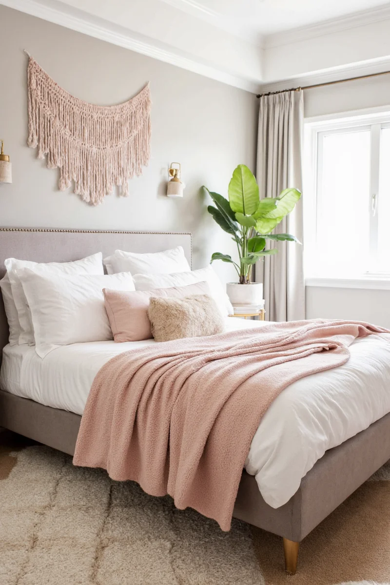 Cozy Bedroom with Toddler Mattress Nearby