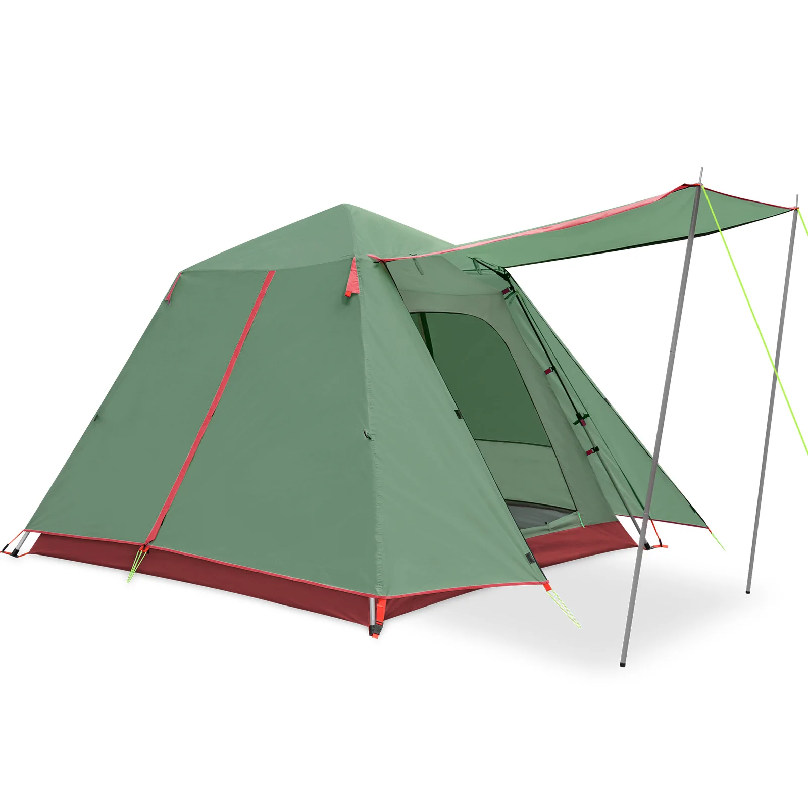 

Ins Amazon Trending Outdoor Glamping Camping Beach Tent Sun Shelter Shade, Yello,blue,dark green