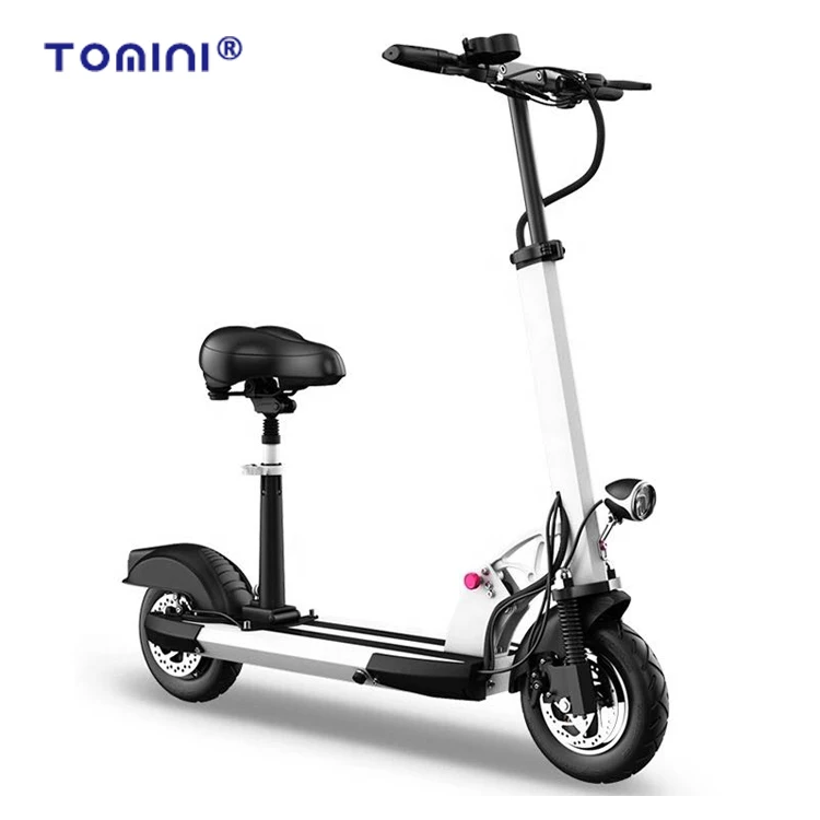 

TOMINI mini 48v 500w fold e scooter 2 wheel electric scooter with removable seat