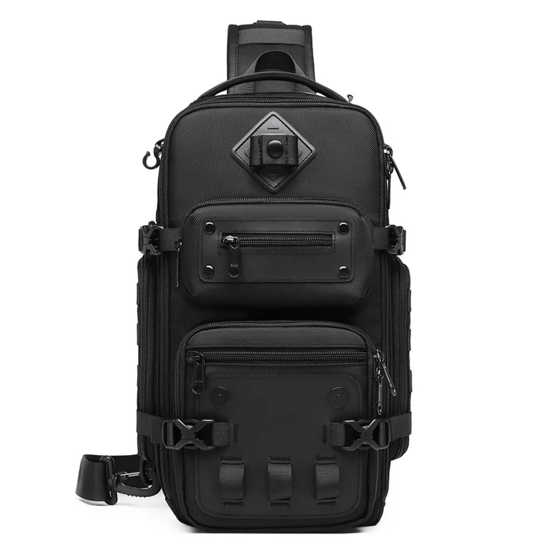 

Ozuko 9585 Sales New Designer Crossbody Customized Waterproof Anti Theft Sling Bag For Men Fashion Camera Storage Bag For Tripod