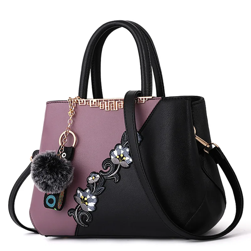 

Chinese Traditional Flower Vase Handbags Trade Shows Bolsa Feminina De Couro For Women