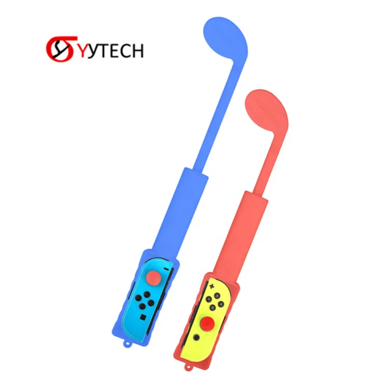 

SYYTECH 2021 New 1set/2pcs Game controller Scalable debuggable golf shot for Nintendo Switch NS Joy Con Gamepad Accessories