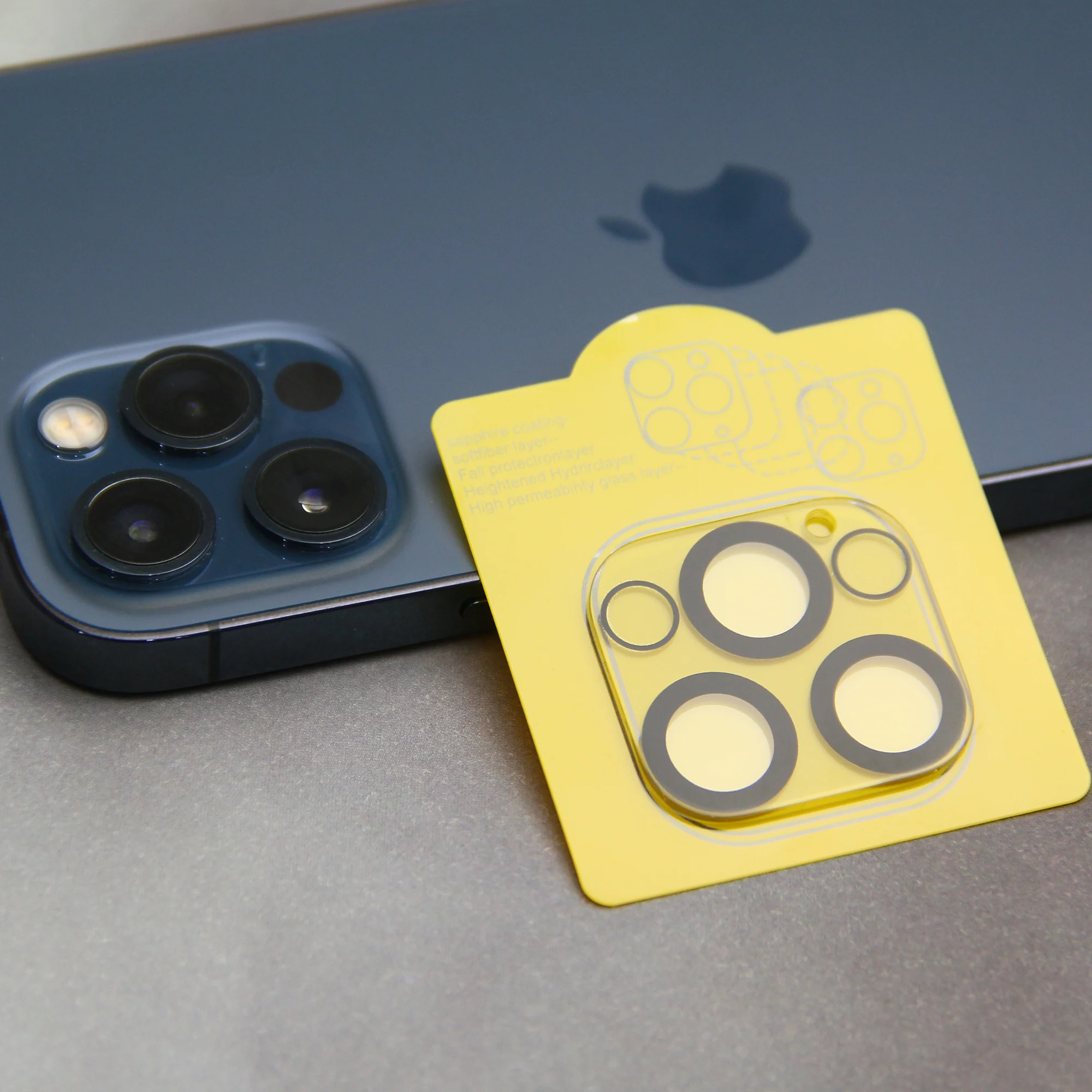 

Camera Lens Protector For iPhone 13 Pro Max Camera Tempered Glass Lens Cover, White