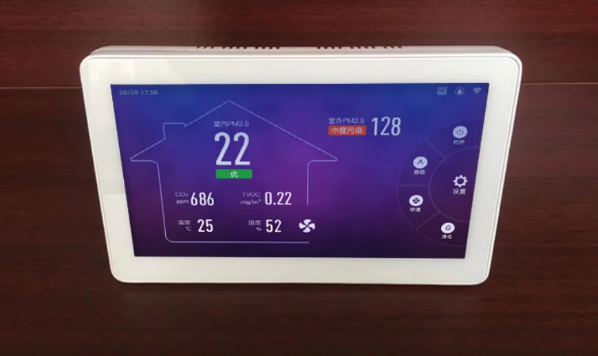 
Smart Controller Home Suitable for Fresh Air System Fan Coil Unit Dehumidifier Ventilation Controller Home Office 