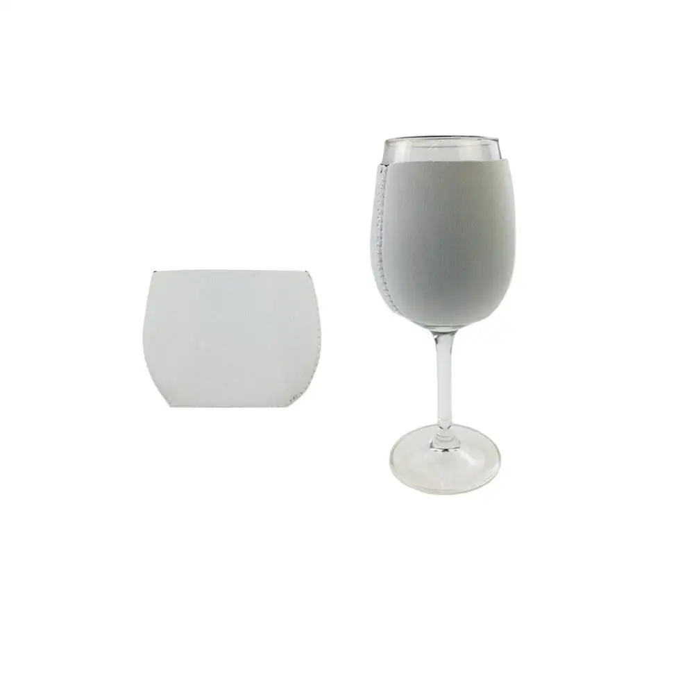 

Cheap Sublimation Print Logo Neoprene Blank Wine Cup Protective Cover