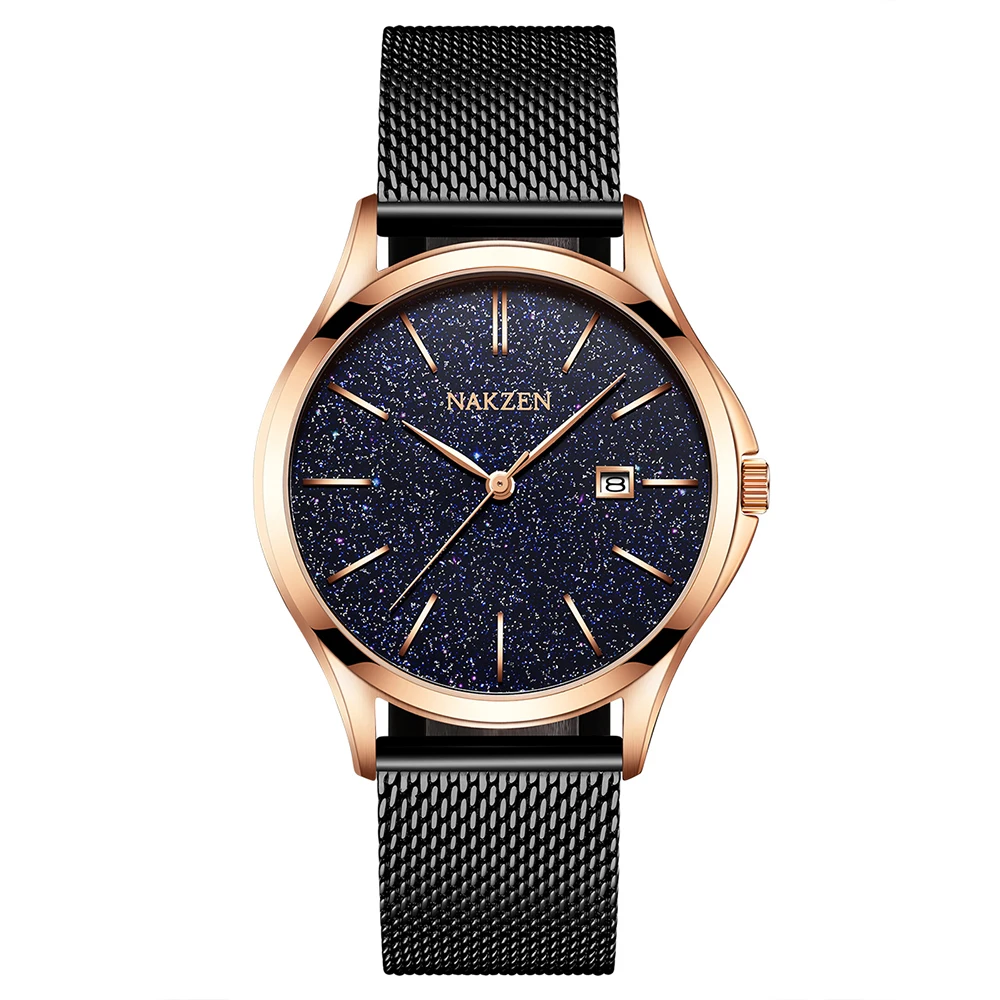 

2021 New design high quality watches unique men orologi uomo rose gold stainless steel wristwatches waterproof custom logo watch