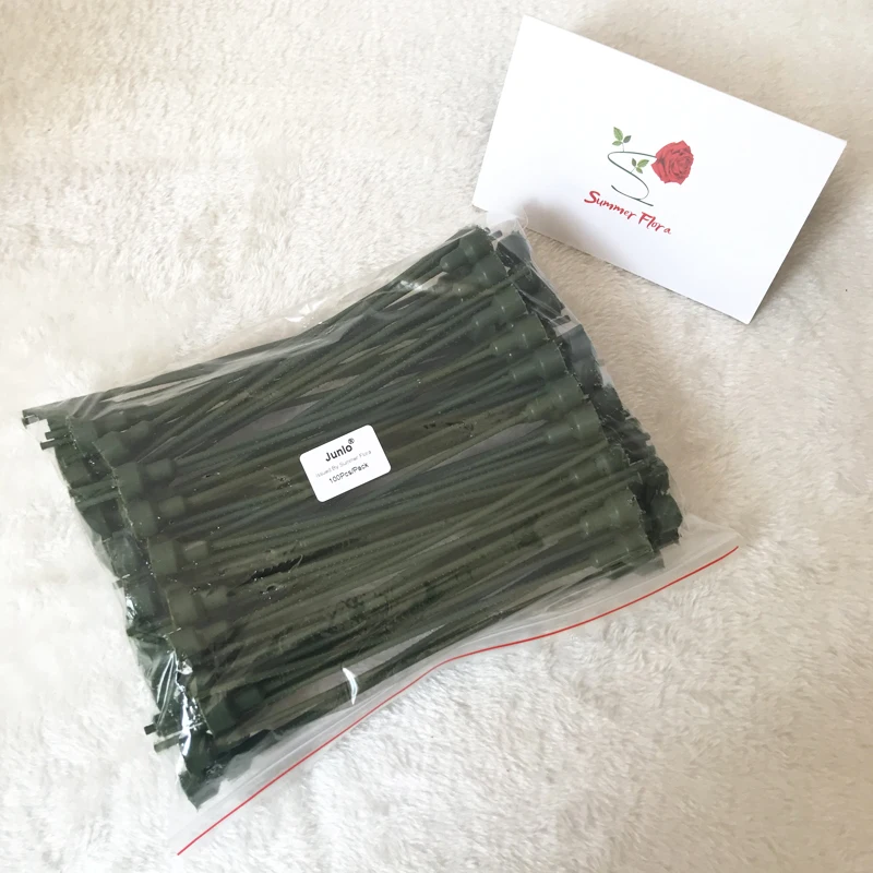 Amazon Plastic Stems 20cm Artificial Flower Stems For Acrylic Box