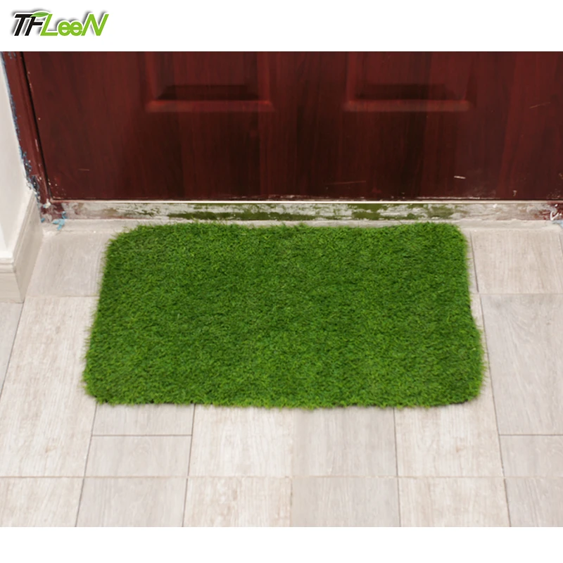 

Synthetic turf grass carpet artificial grass turf door mat square feet for sale