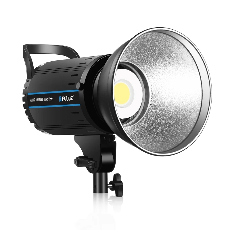 

In Stock PULUZ 100W 5600K Monochromatic Temperature Built-in Dissipate Heat System Studio Video Light US Plug