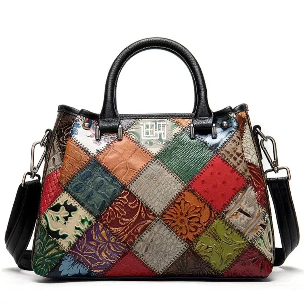 multicolor leather purses