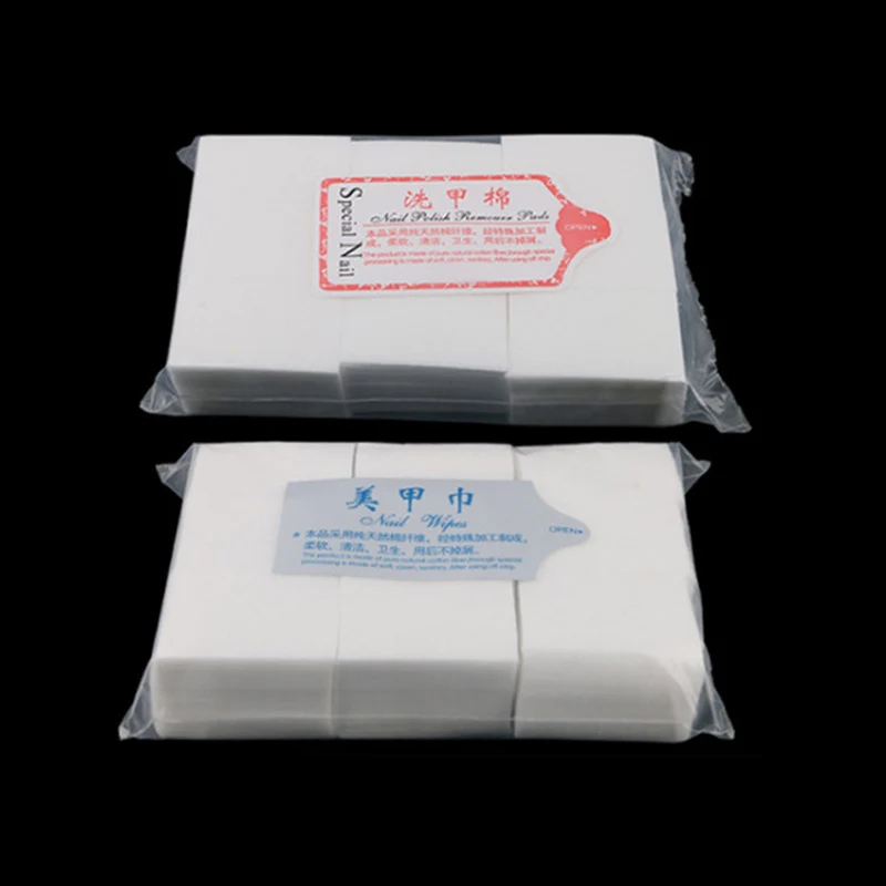 

Wholesale nail cotton piece disposable nail towel lint free nail wipes wraps