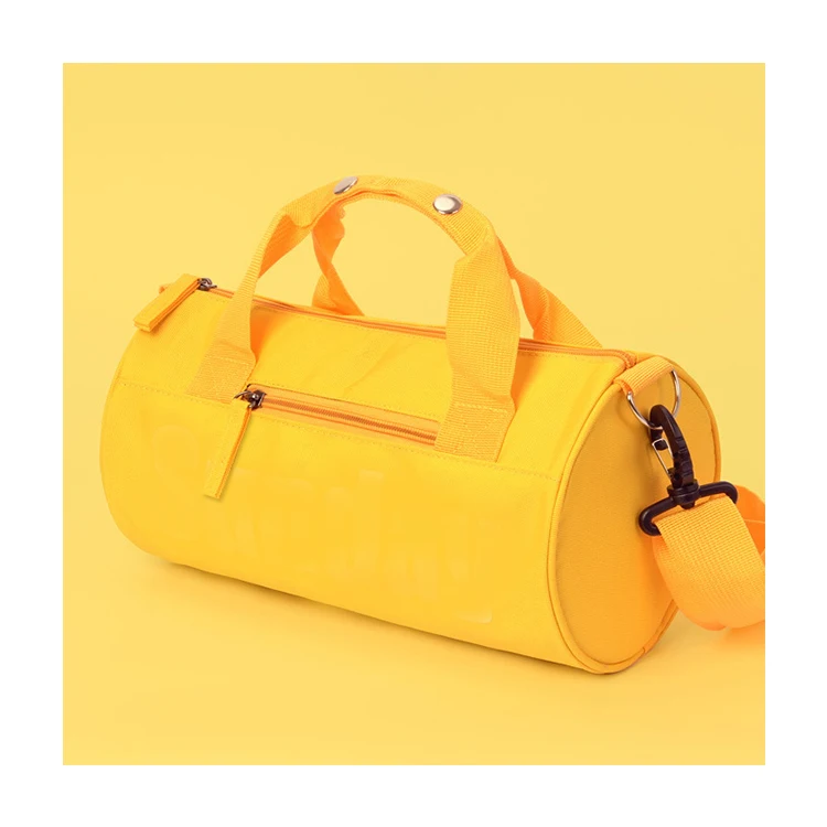 

men travel duffle bags with custom printed logo, Yellow