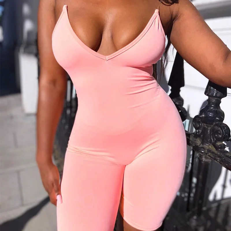 

FS2779A New style Sexy V neck yoga bodysuit One Piece Fitness Yoga Short Jumpsuits