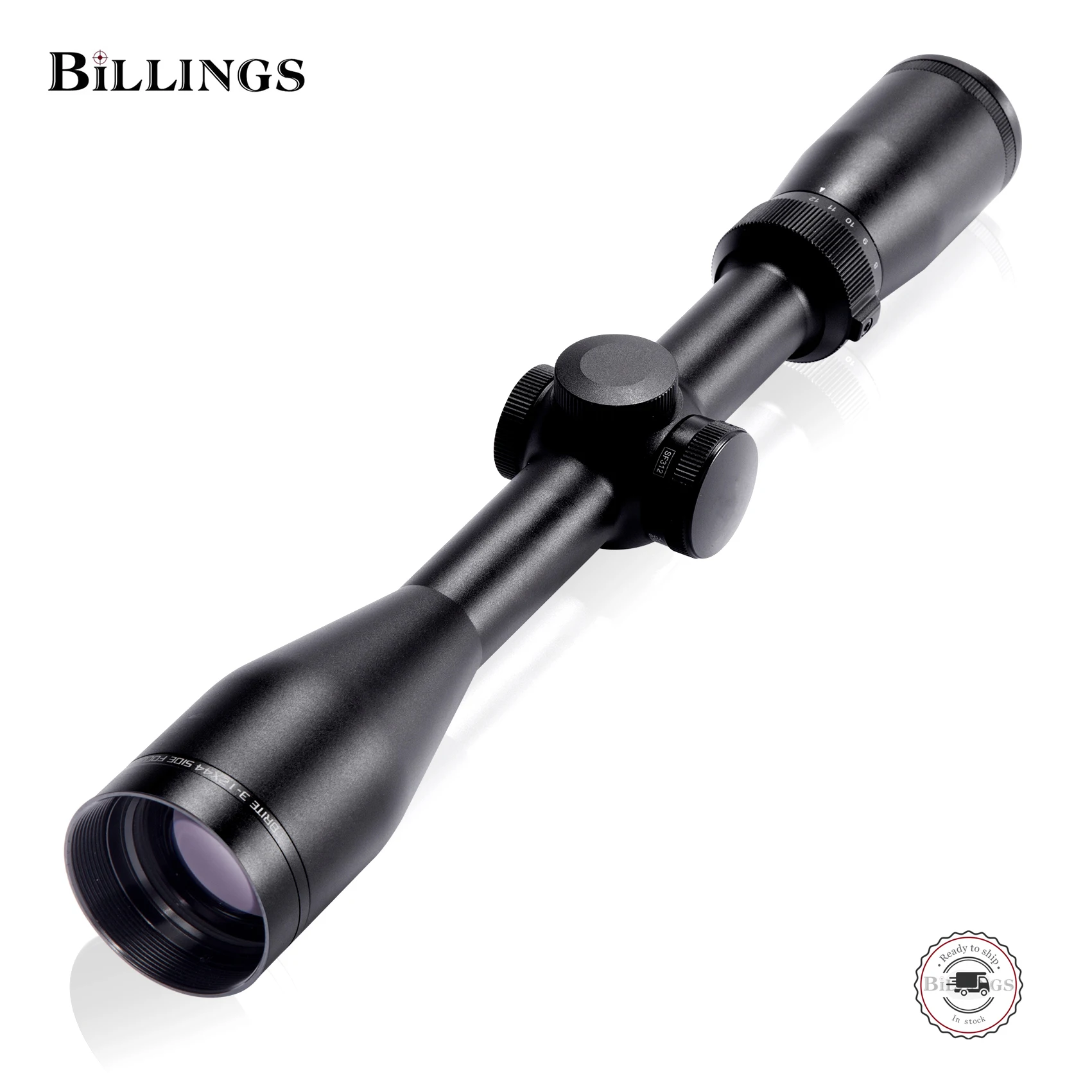 

China 4X Side Focus 3-12X44 AR 15 Optical Air Rifle Scope