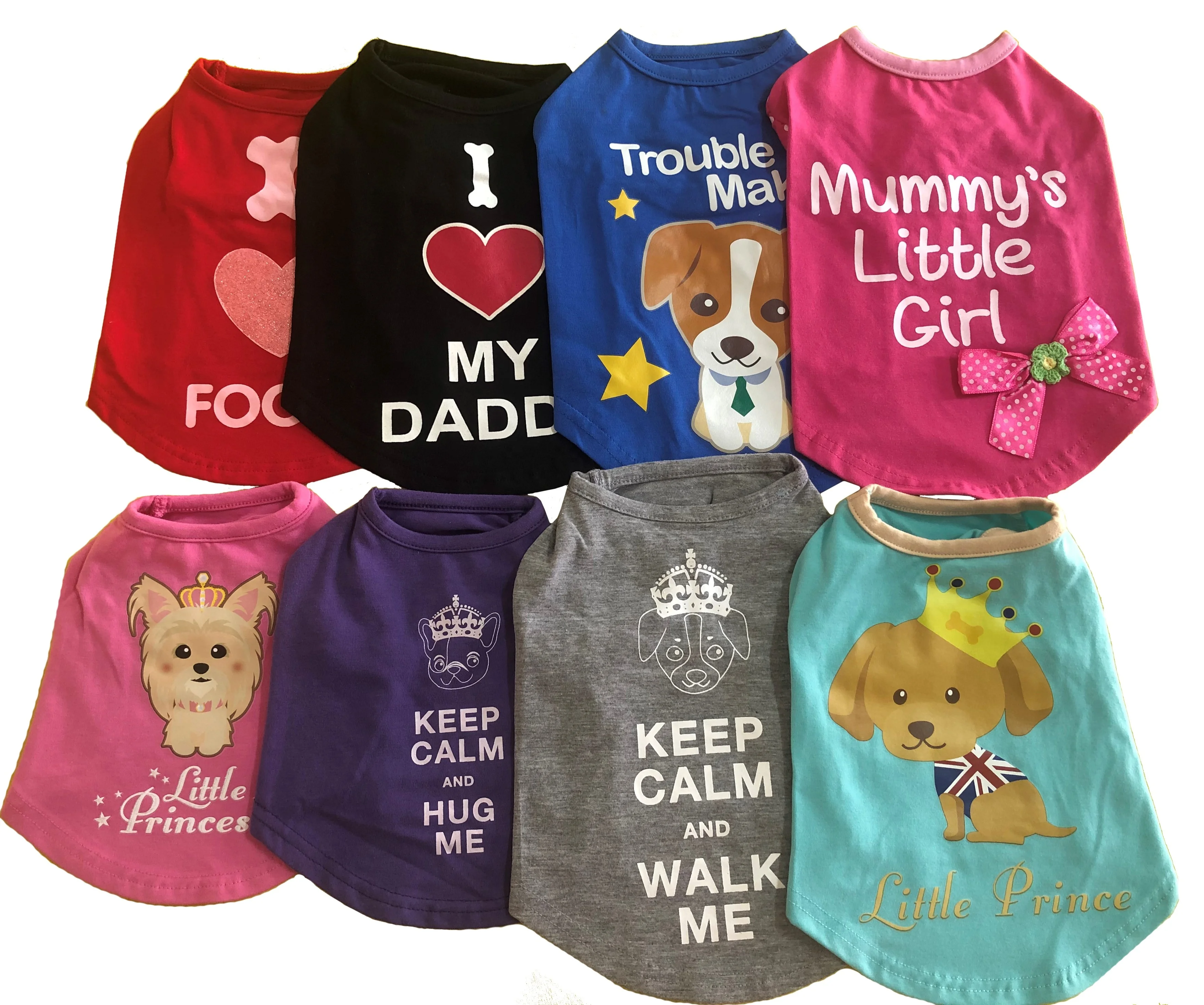 

Top Quality Eco-Friendly Wholesale Summer Designer Pet Dog T Shirts