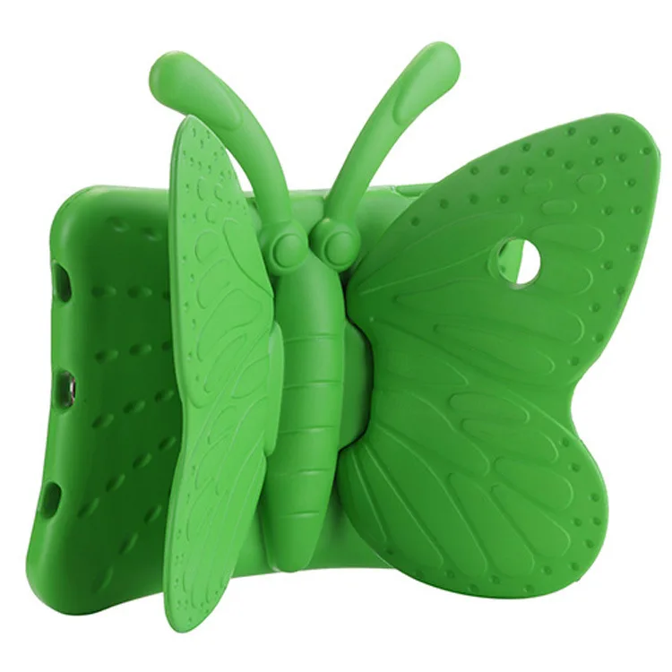 

For iPad Air/Pro 10.5 Tablet Case Back Cover Shockproof Durable Silicone Butterfly Shaped Kickstand, Multi colors