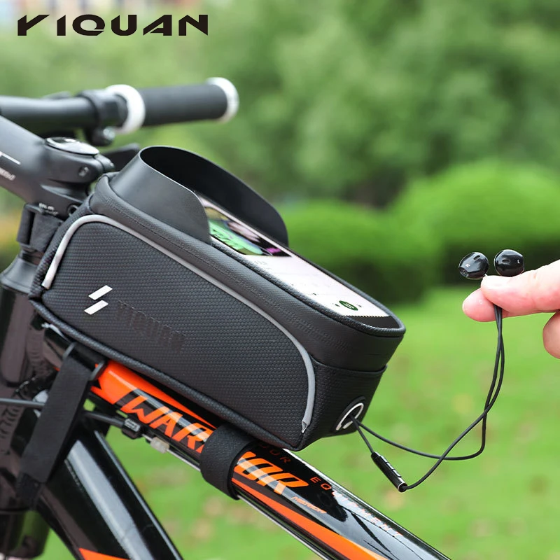 

Bike Phone Front Frame Bag Bicycle Bag Bike Phone Case Holder Accessories Cycling Pouch, Picture