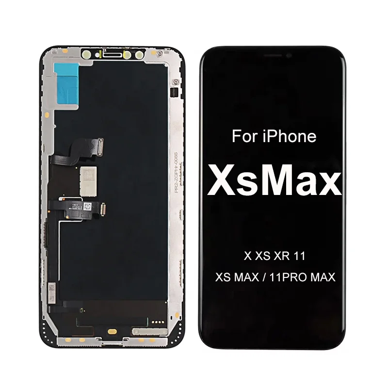 

Mobile display for iphone Xs Max lcd for iphone X XS Xr 11pro max 10 12 OLED INCELL OEM true tone screen for iphone Xs max