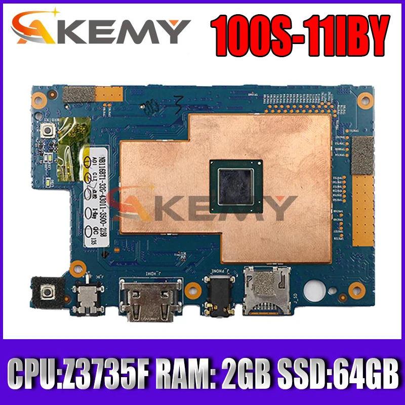 

100S-11IBY motherboard mainboard for Ideapad 80R2 NB116BT1-MB-V11 CPU:Z3735F RAM: 2GB SSD:64GB FRU 5B20K38932 NB16BT1-64G