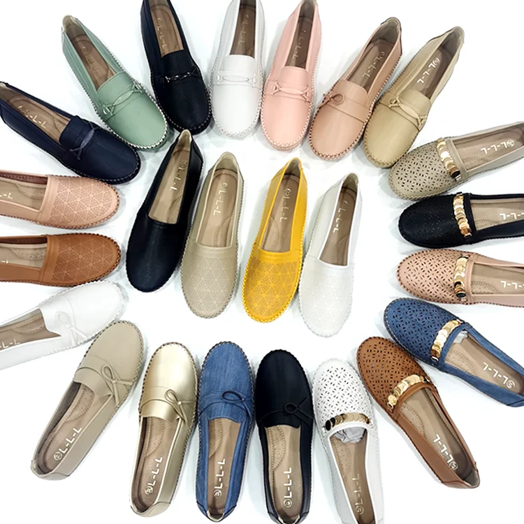 

2021 cheap shoes lots of stock women flats PU casual ladies shoes Metallic Sequins golden shoes loafers ladies flat casual, Customized color