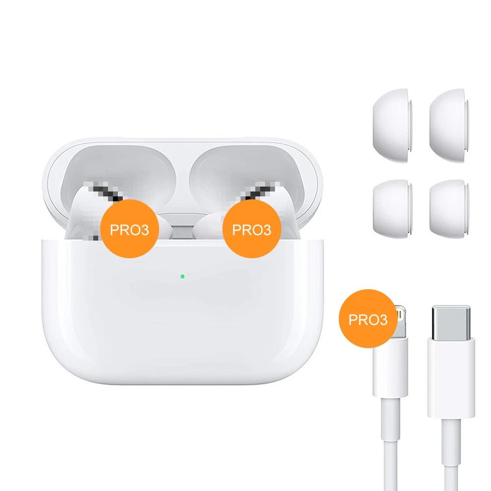 

Original Complete Function Air 3 Pro Active Noise Canceling Transparent Mode Sense Earphone TWS 1 to 1 Wireless Stereo Headset