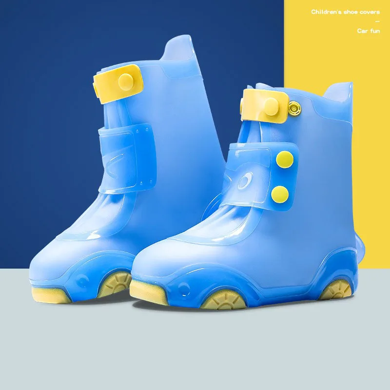 

Creative Outdoor Waterproof Kids Rain Shoe Covers Reusable Motorcycle Cycling Bike Rainproof Boot Shoe Covers 4 Colors