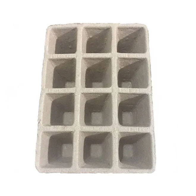 

Wholesale 16.5*11.5*5cm 12 Cells Seed Starter Peat Pots Seed Starter Trays Square Germination Trays for Starter Seeds, Brown