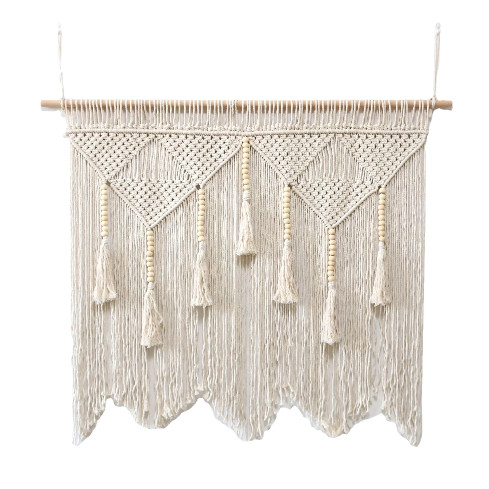 

Rattan Plate-seagrass Plate Decor Macrame Wall Hanging For Decoration - Wicker Wall Basket, White/black