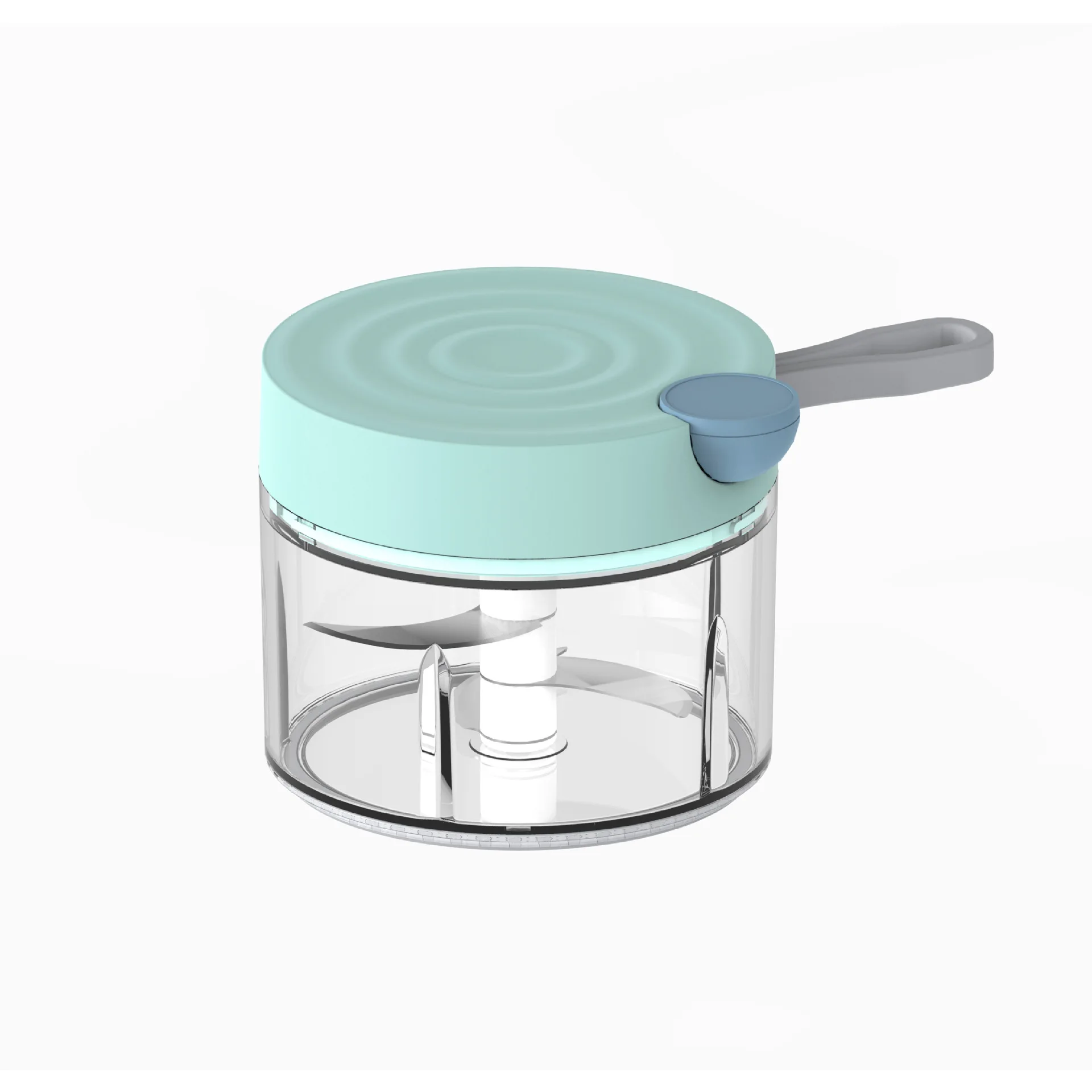 

Hot selling multi-function kitchen tools food chopper vegetable chopper tools for Garlic press, 4 colors