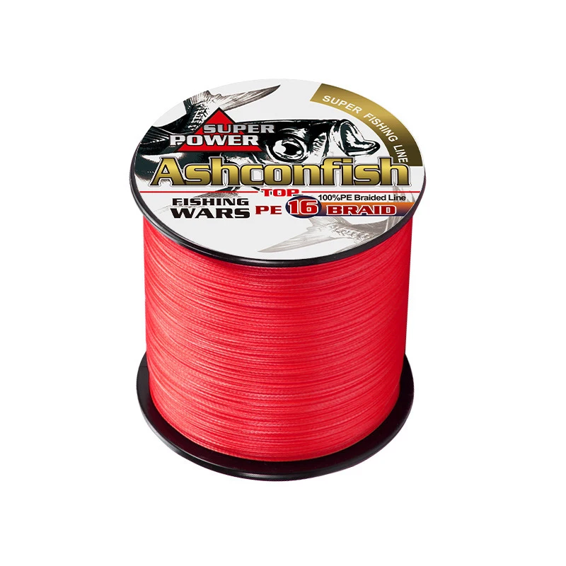 

Hollow Core Braided Fishing Line Super Strong 16 Strands Multifilament PE Line 100M 40LB-120LB, White