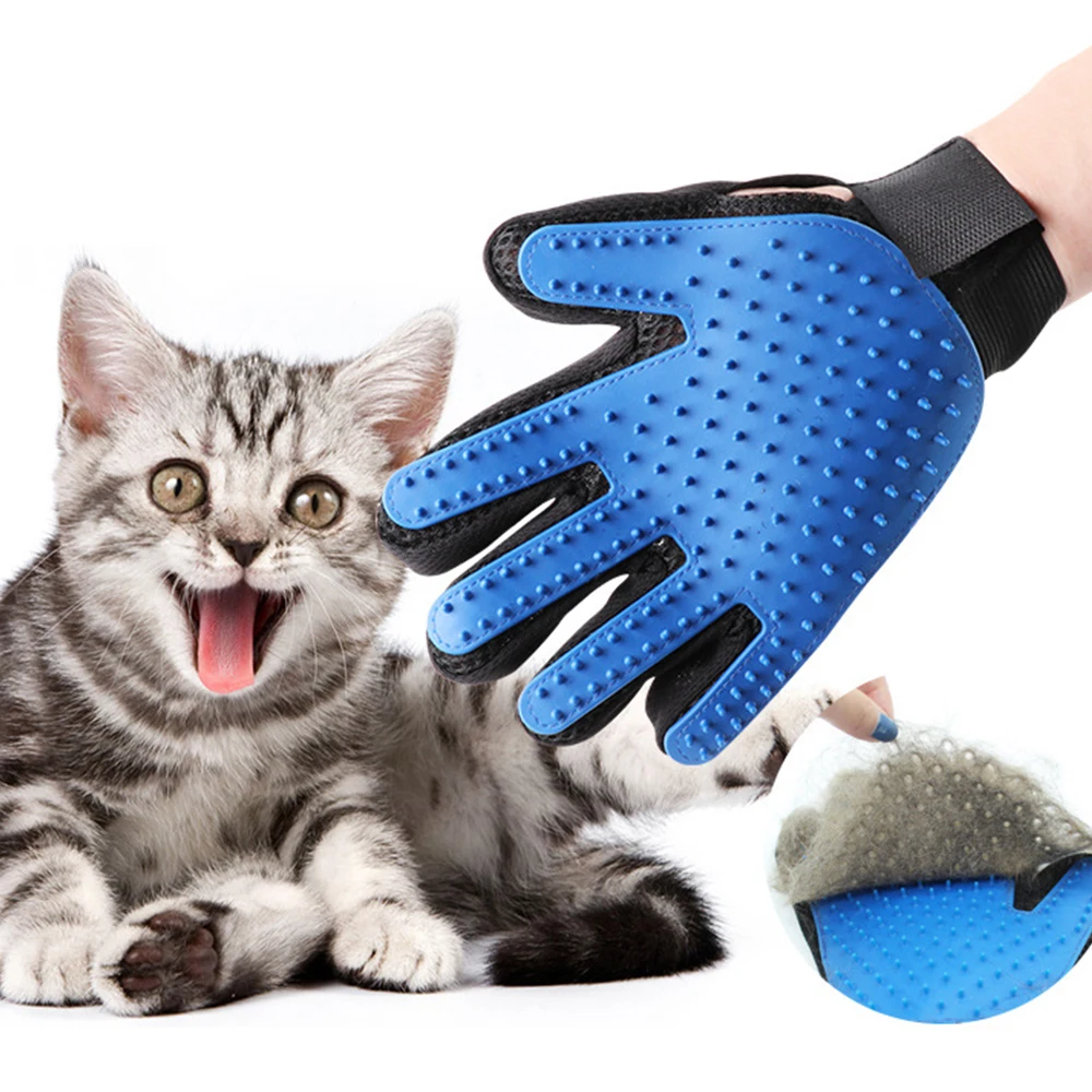 

New Pet Grooming Hair Trimmer Remover Cat Grooming Brush Massager Comb Cleaning Cat Brush for Cats Dogs Accessories