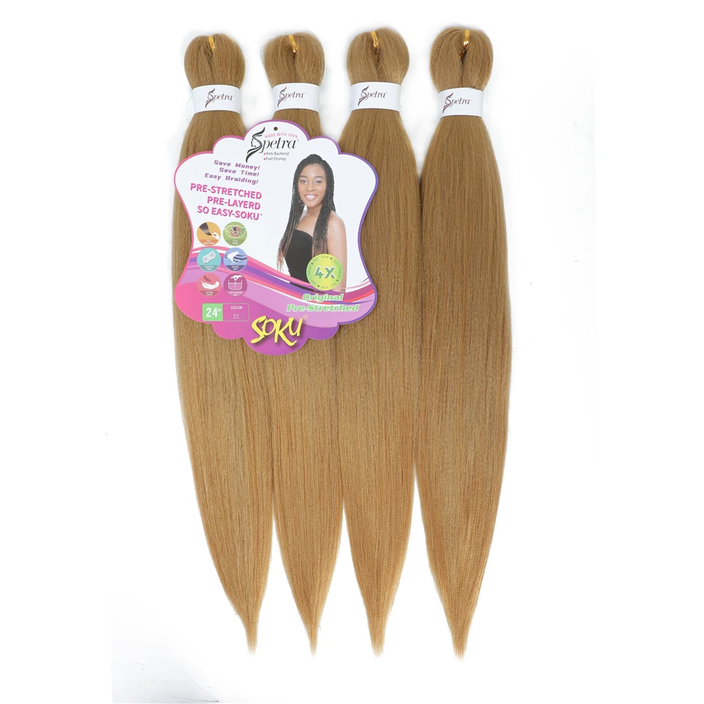 

X-TRESS Popular yaki Straight Heat Resistant Synthetic Braiding Hair Bundle For Women Daily Natural Braiding Hair Extension