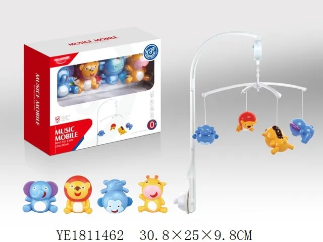 
Baby Multifunctional Musical Bed Bell Toys Lighting Hanging Crib Mobiles With Projection For Sleep 