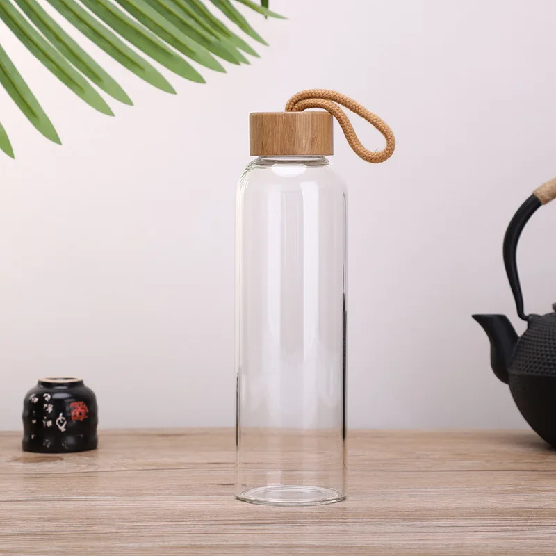 

Mikenda glass bottle for water custom double wall glass water bottle, Can be customized