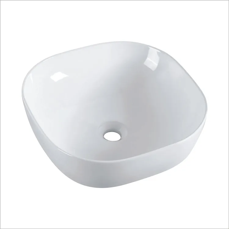 Hot selling 3D design ceramic hospital  school mall counter top basin